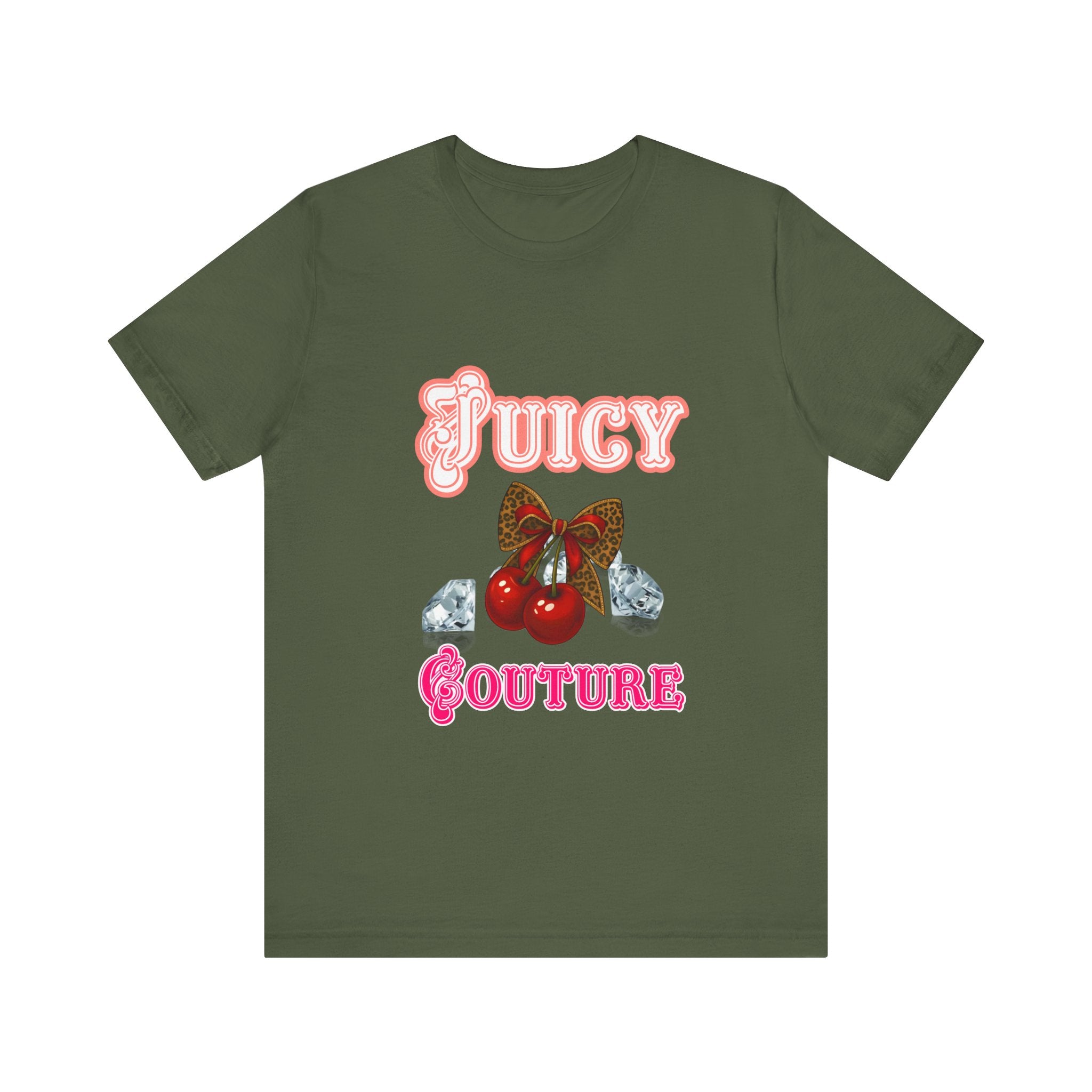 Juicy Couture Butterfly Tee, Trendy Graphic Tee, Fashionable Summer Shirt, Gift for Fashion Lovers, Casual Wear, Stylish Top