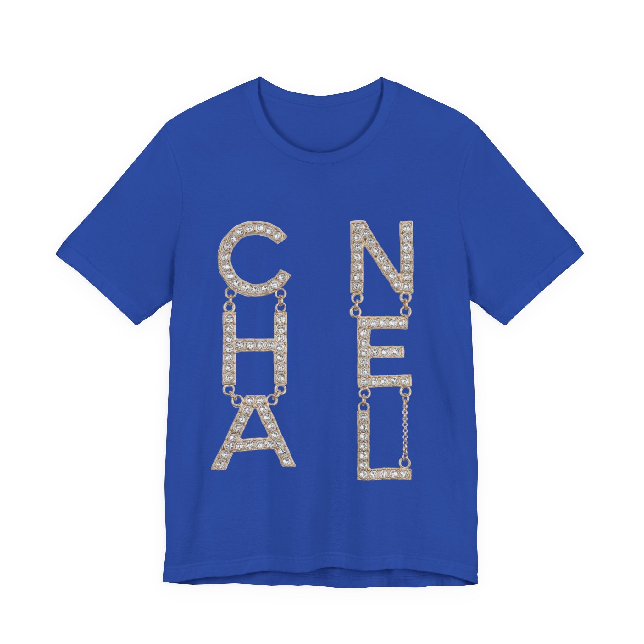 Chic Short Sleeve Tee with Designer-Inspired Text, Trendy Streetwear, Fashion Statement, Gift for Fashion Lovers, Casual Wear, [...]