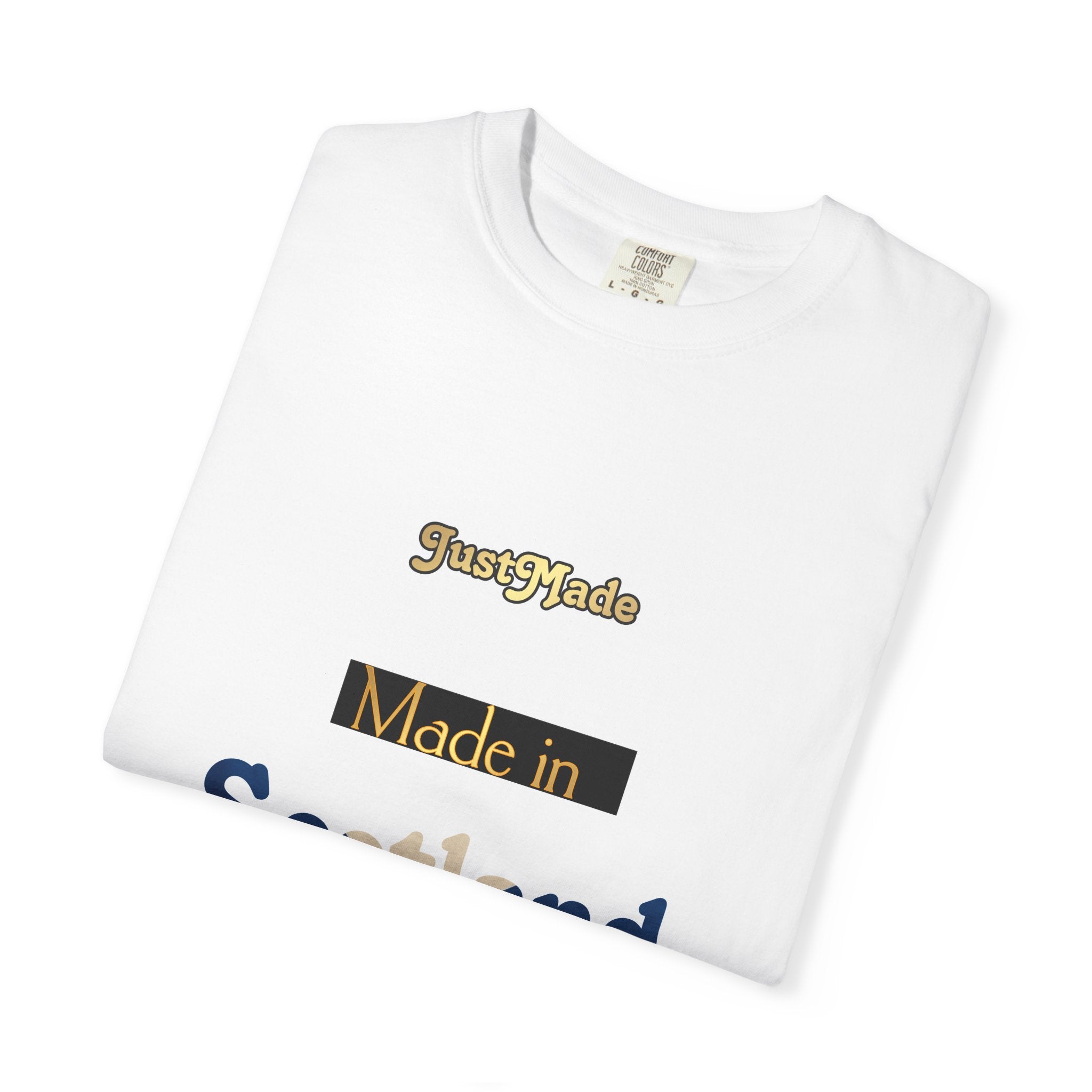 Scottish Vibes T-Shirt, Casual Tee, Gift for Travelers, Summer Fashion, Unisex Apparel, Made in Scotland Shirt