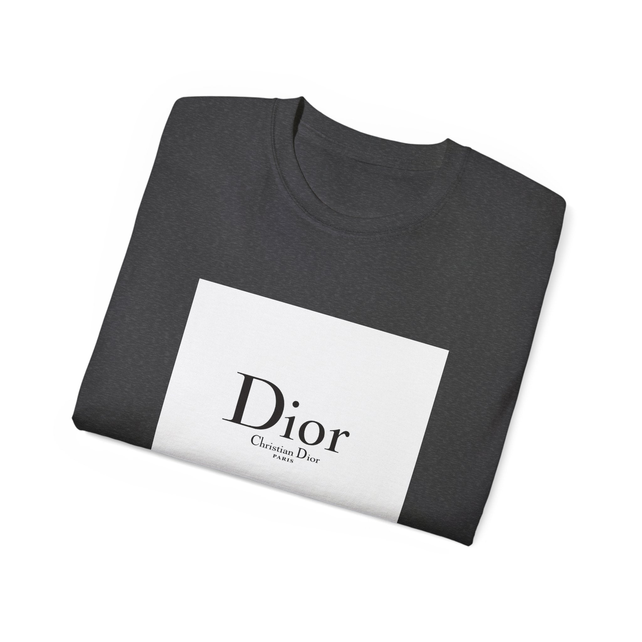 Chic Statement Tee - Dior Inspired Unisex Cotton T-Shirt, Everyday Casual Wear, Fashionable Gift, Stylish Layering Piece, Trendy Streetwear