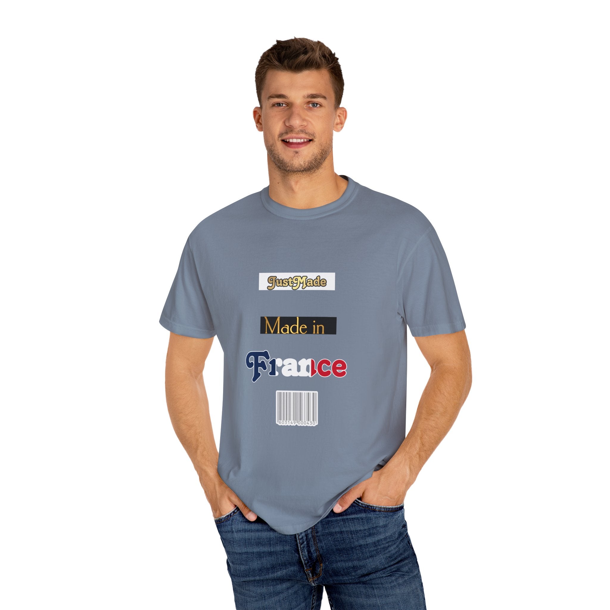 Garment-Dyed T-shirt with Unique Made in France Design, Casual Tee, Fashion Statement, Gift for Fashion Lovers, Everyday Wear, [...]
