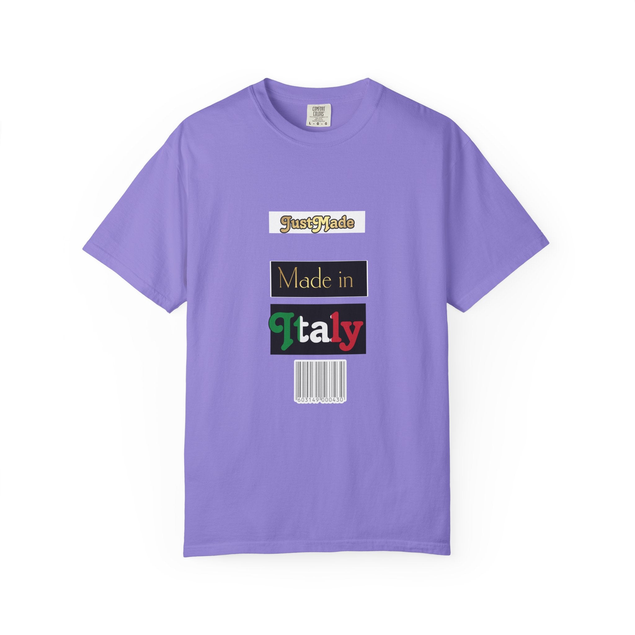 Italian-Inspired Unisex T-Shirt, Just Made Design, Perfect for Travel, Gifts, Casual Wear, Unique Fashion Statement