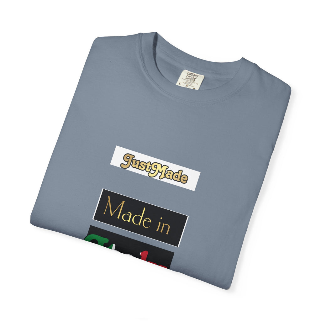 Italian-Inspired Unisex T-Shirt, Just Made Design, Perfect for Travel, Gifts, Casual Wear, Unique Fashion Statement