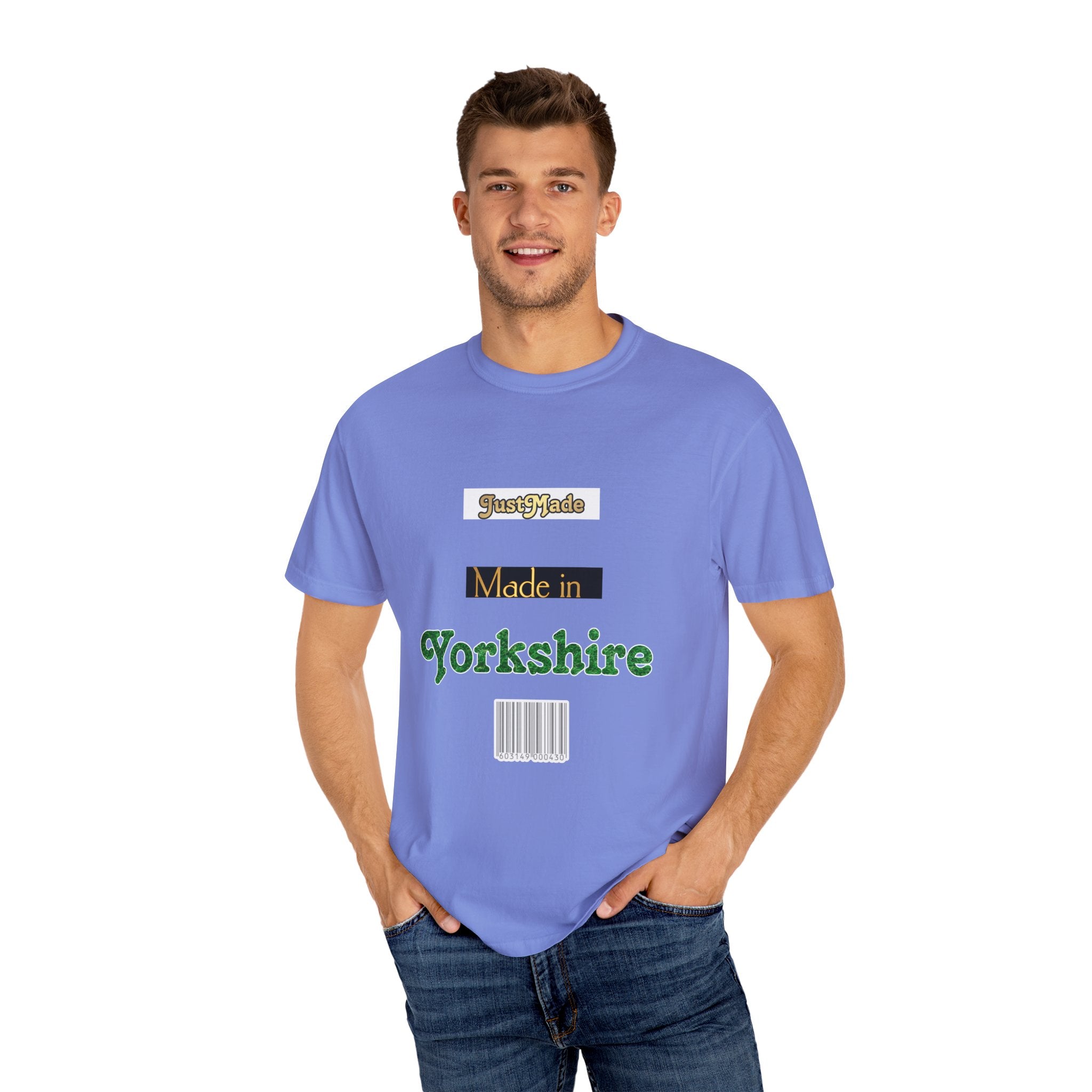 Yorkshire Made Unisex T-Shirt, Casual Wear, Gift for Him or Her, Unique Design, Summer Outing, Travel Tee