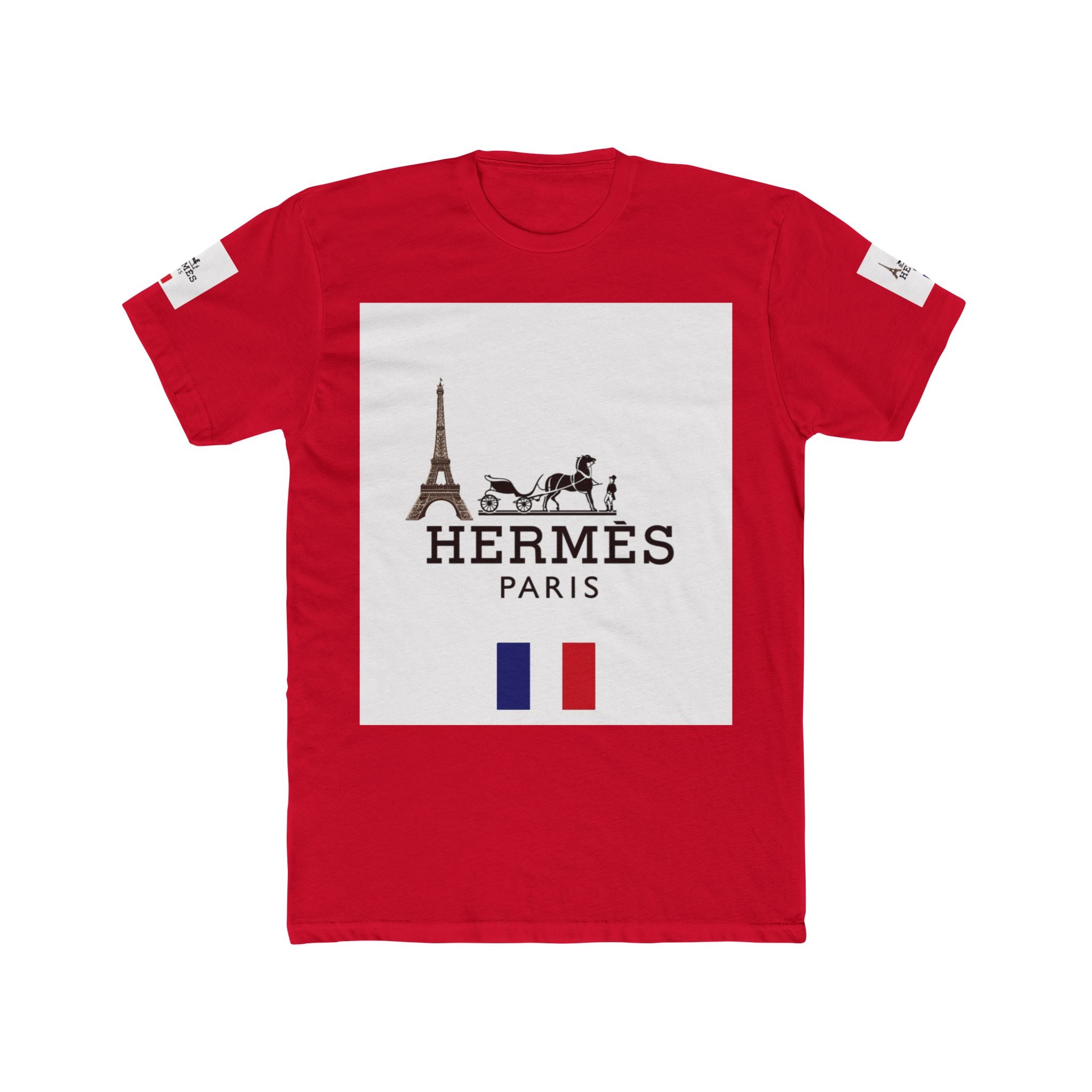 Parisian Style Cotton Crew Tee, Fashion Shirt, Travel Tee, French Style Gift, Casual Wear, Unisex Tee
