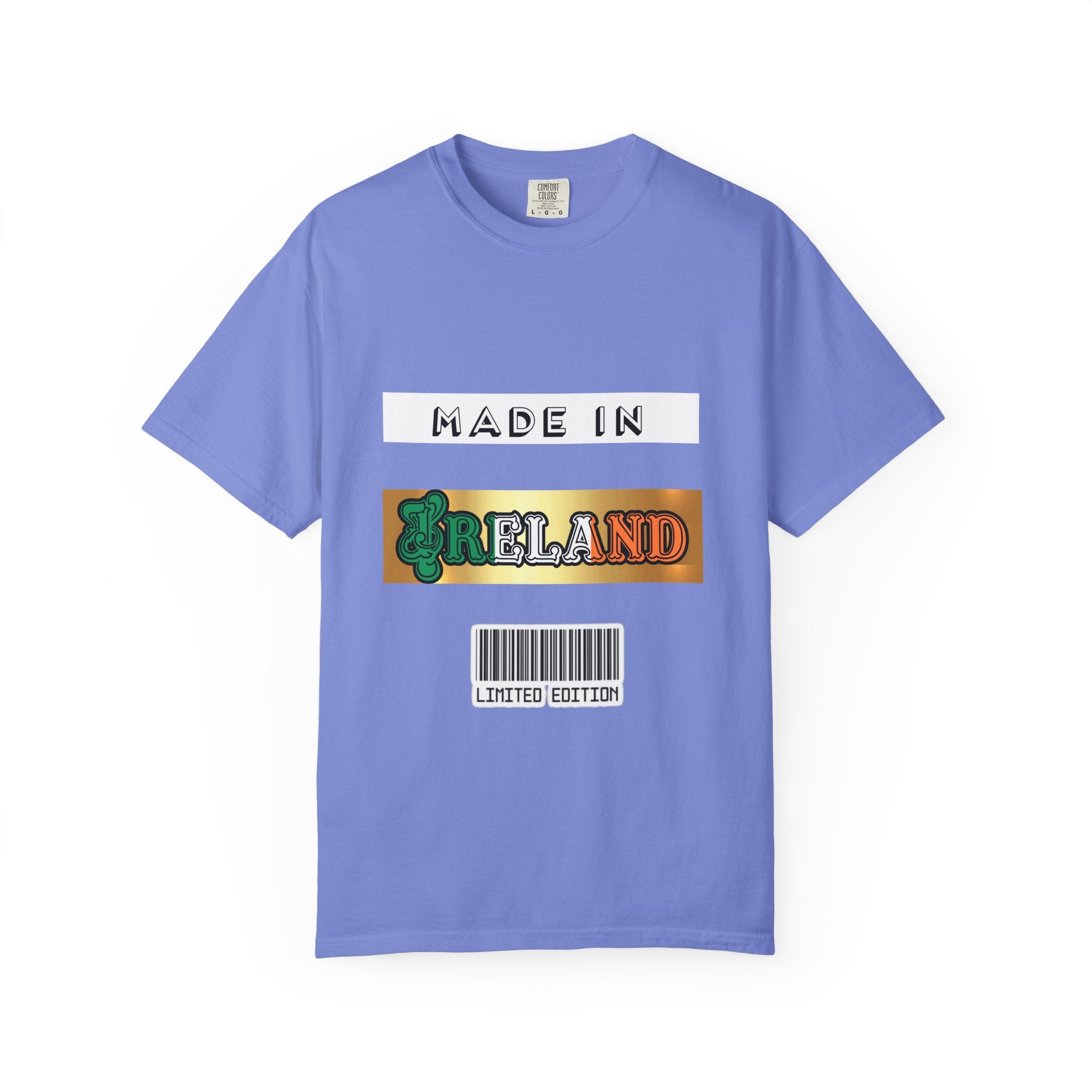 Made in Ireland Limited Edition T-Shirt, Unisex Garment-Dyed Tee for Travel Lovers, Gifts for St. Patrick's Day, Irish Pride Apparel