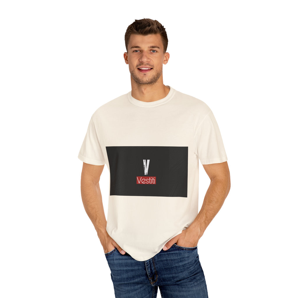 Garment-Dyed T-shirt with Modern Design, Trendy Casual Wear, Gifts for Fashion Lovers, Everyday Comfort, Unisex Apparel