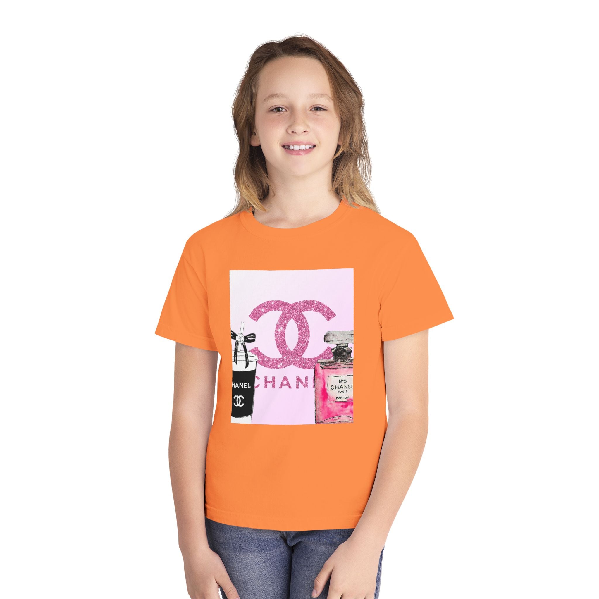 Chic Youth Midweight Tee, Stylish Kids Shirt, Fashion T-Shirt, Gift for Fashion Lovers, Trendy Youth Apparel, Birthday Outfit