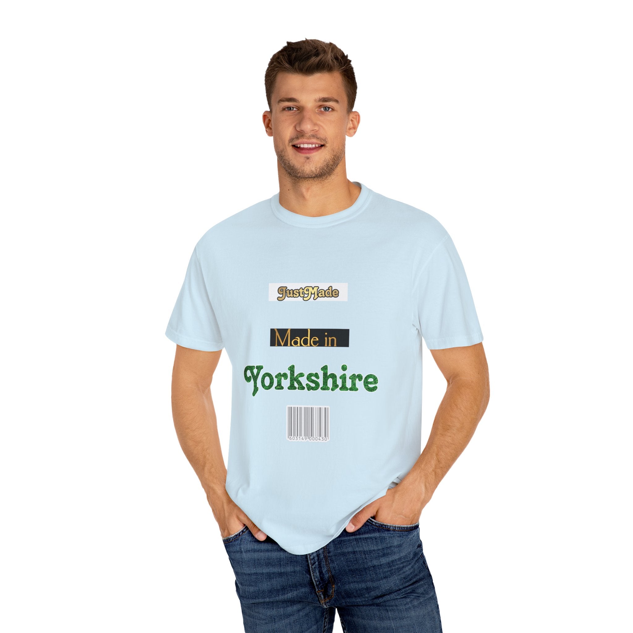Yorkshire Made Unisex T-Shirt, Casual Wear, Gift for Him or Her, Unique Design, Summer Outing, Travel Tee