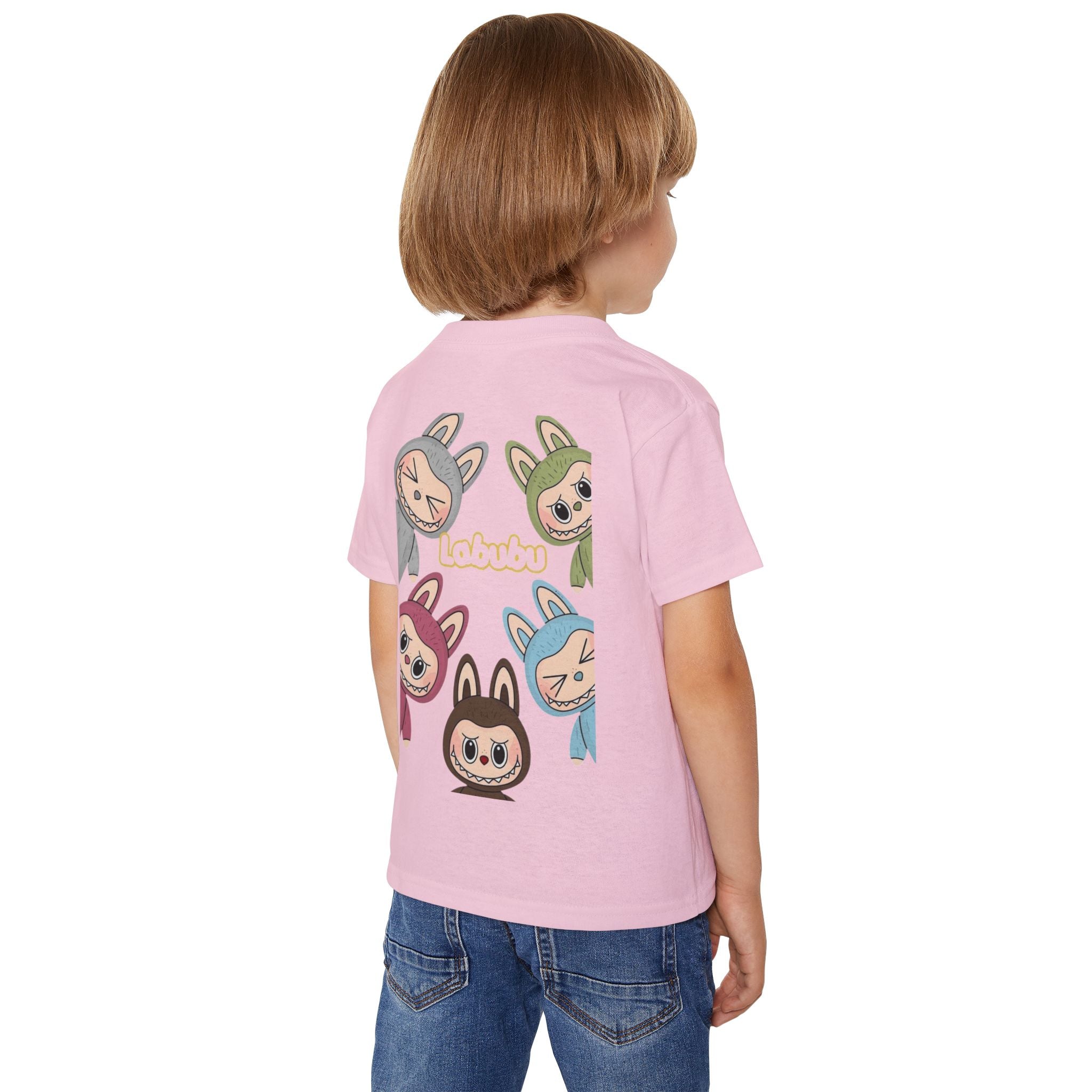 Cute Toddler T-shirt with Adorable Bunny Characters, Kids' Graphic Tee, Animal Print Shirt, Birthday Gift, Easter Outfit, Playful Apparel
