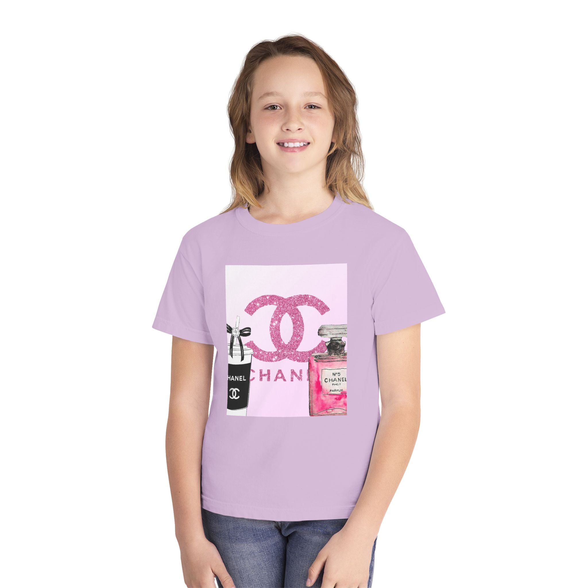 Chic Youth Midweight Tee, Stylish Kids Shirt, Fashion T-Shirt, Gift for Fashion Lovers, Trendy Youth Apparel, Birthday Outfit
