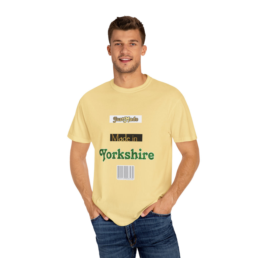 Yorkshire Made Unisex T-Shirt, Casual Wear, Gift for Him or Her, Unique Design, Summer Outing, Travel Tee
