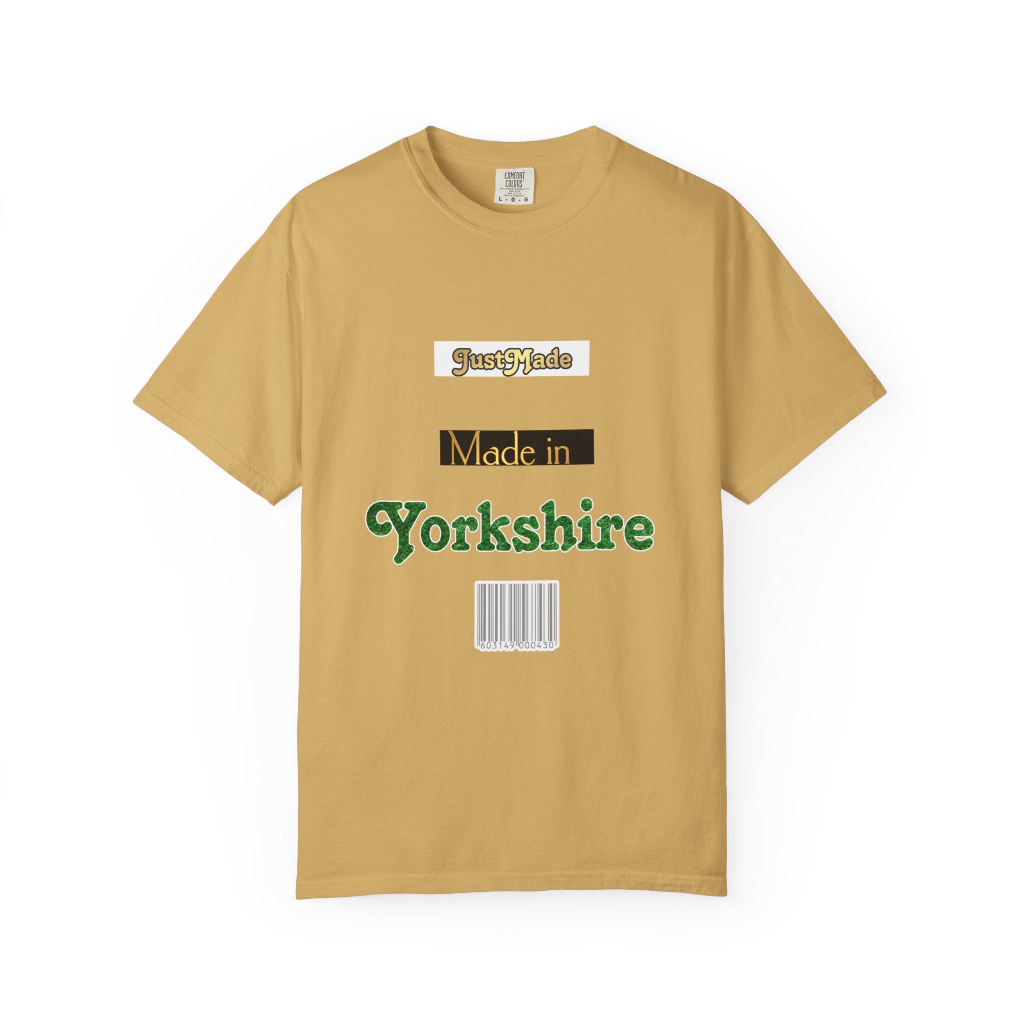 Yorkshire Made Unisex T-Shirt, Casual Wear, Gift for Him or Her, Unique Design, Summer Outing, Travel Tee