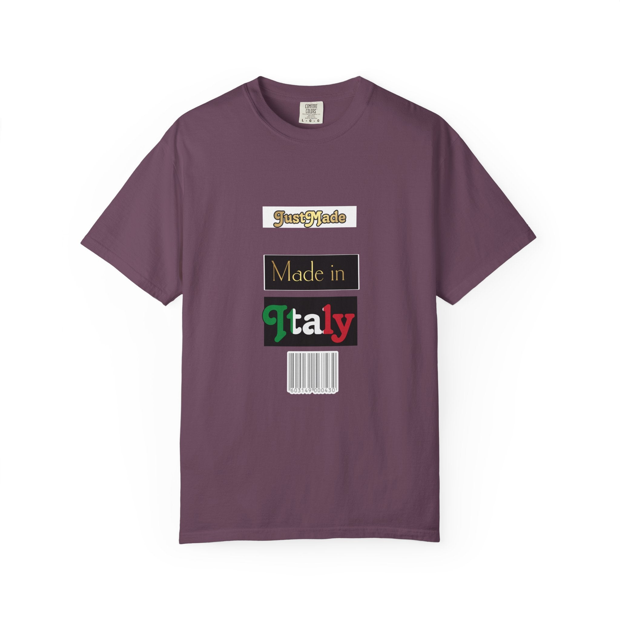 Italian-Inspired Unisex T-Shirt, Just Made Design, Perfect for Travel, Gifts, Casual Wear, Unique Fashion Statement