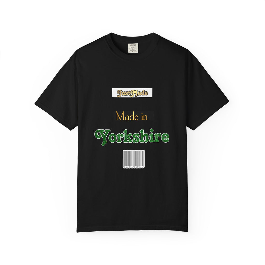 Yorkshire Made Unisex T-Shirt, Casual Wear, Gift for Him or Her, Unique Design, Summer Outing, Travel Tee