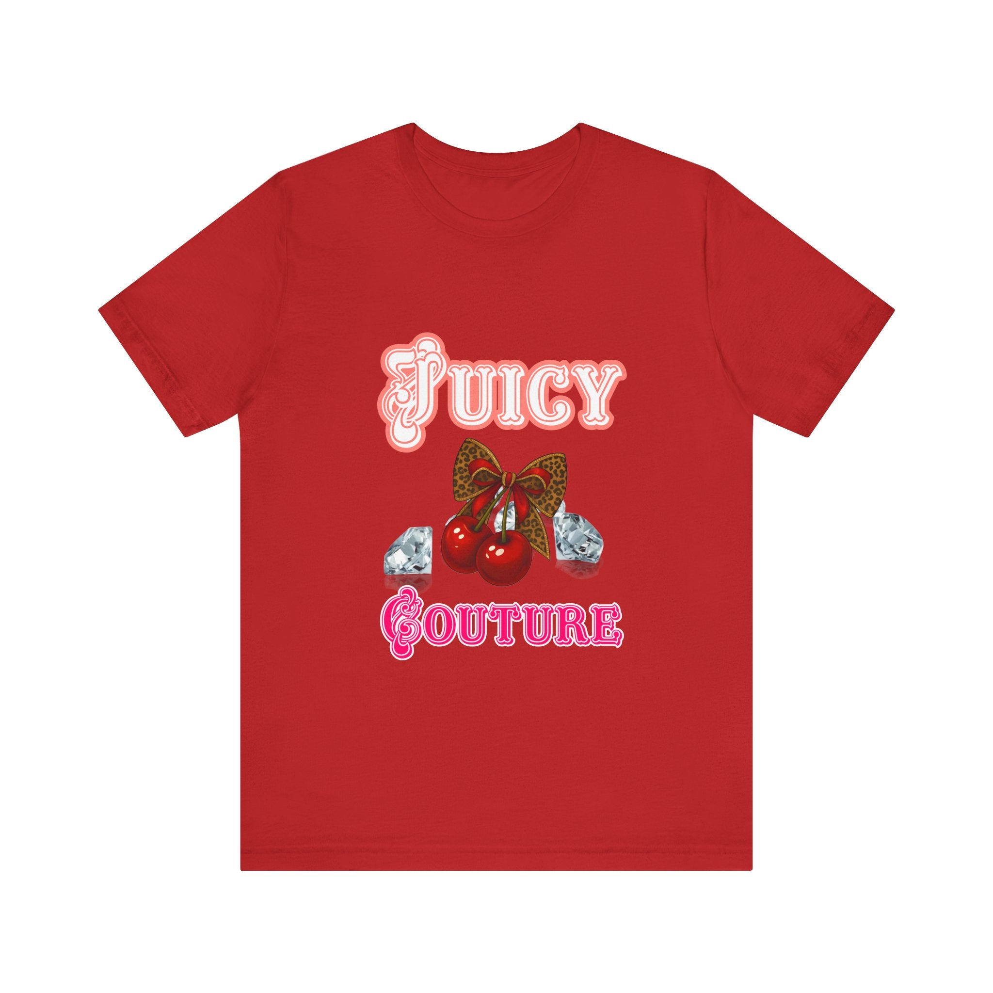 Juicy Couture Butterfly Tee, Trendy Graphic Tee, Fashionable Summer Shirt, Gift for Fashion Lovers, Casual Wear, Stylish Top