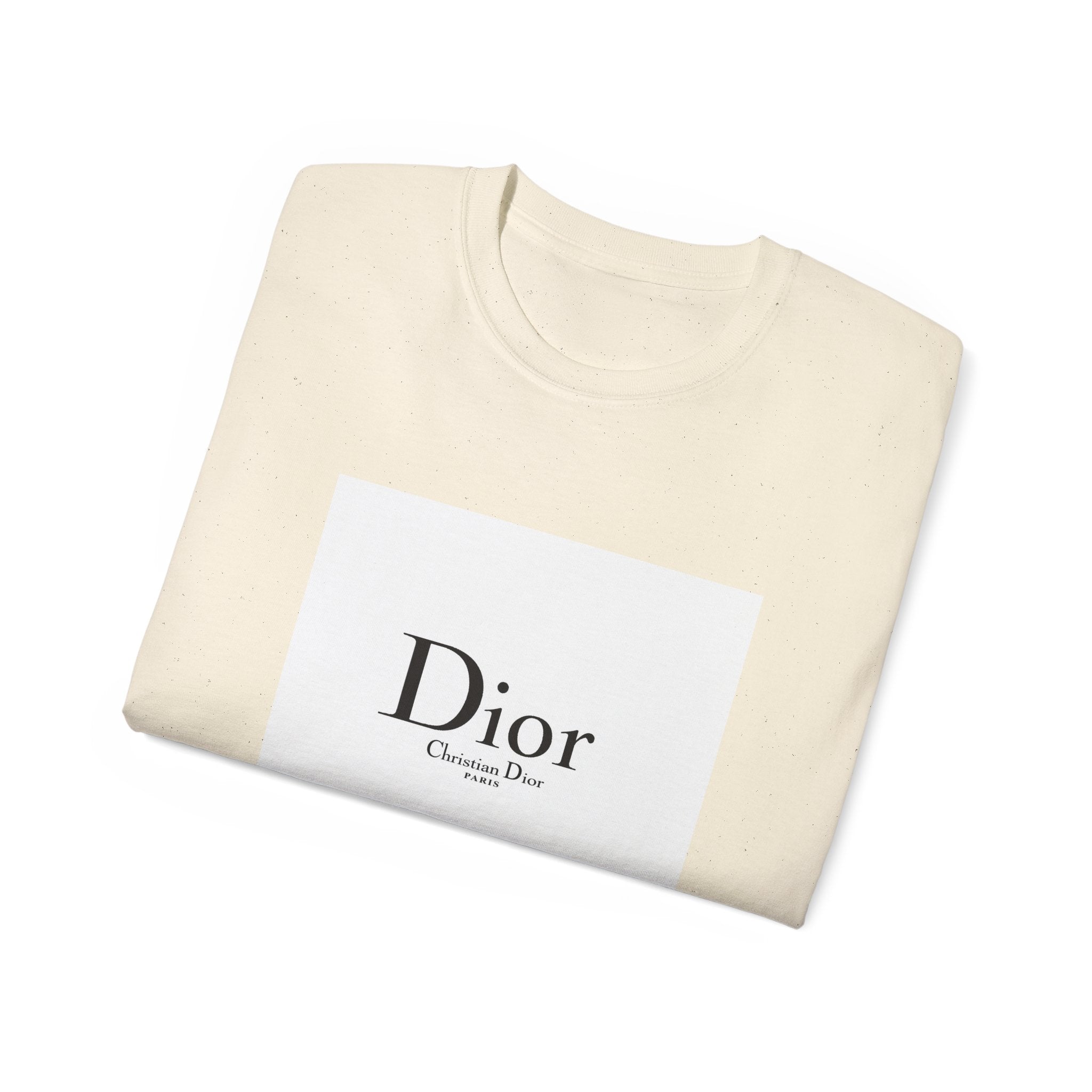 Chic Statement Tee - Dior Inspired Unisex Cotton T-Shirt, Everyday Casual Wear, Fashionable Gift, Stylish Layering Piece, Trendy Streetwear