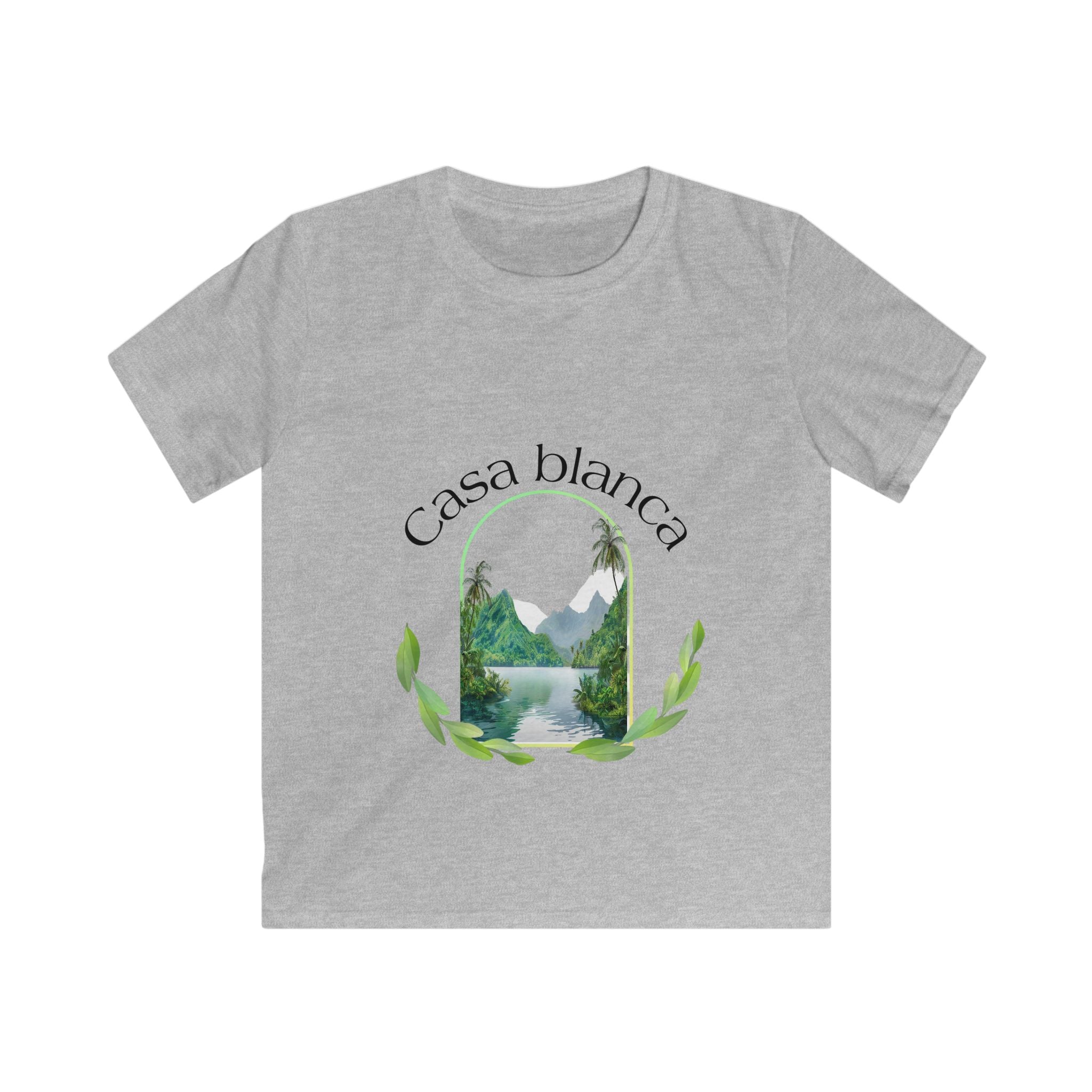Kids Nature-Inspired Tee, Casa Blanca Graphic T-Shirt, Outdoor Adventure Shirt, Summer Camp Outfit, Gift for Nature Lovers, Birthday Present