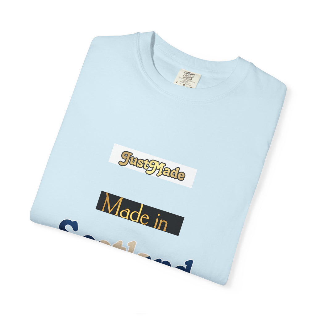 Scottish Vibes T-Shirt, Casual Tee, Gift for Travelers, Summer Fashion, Unisex Apparel, Made in Scotland Shirt