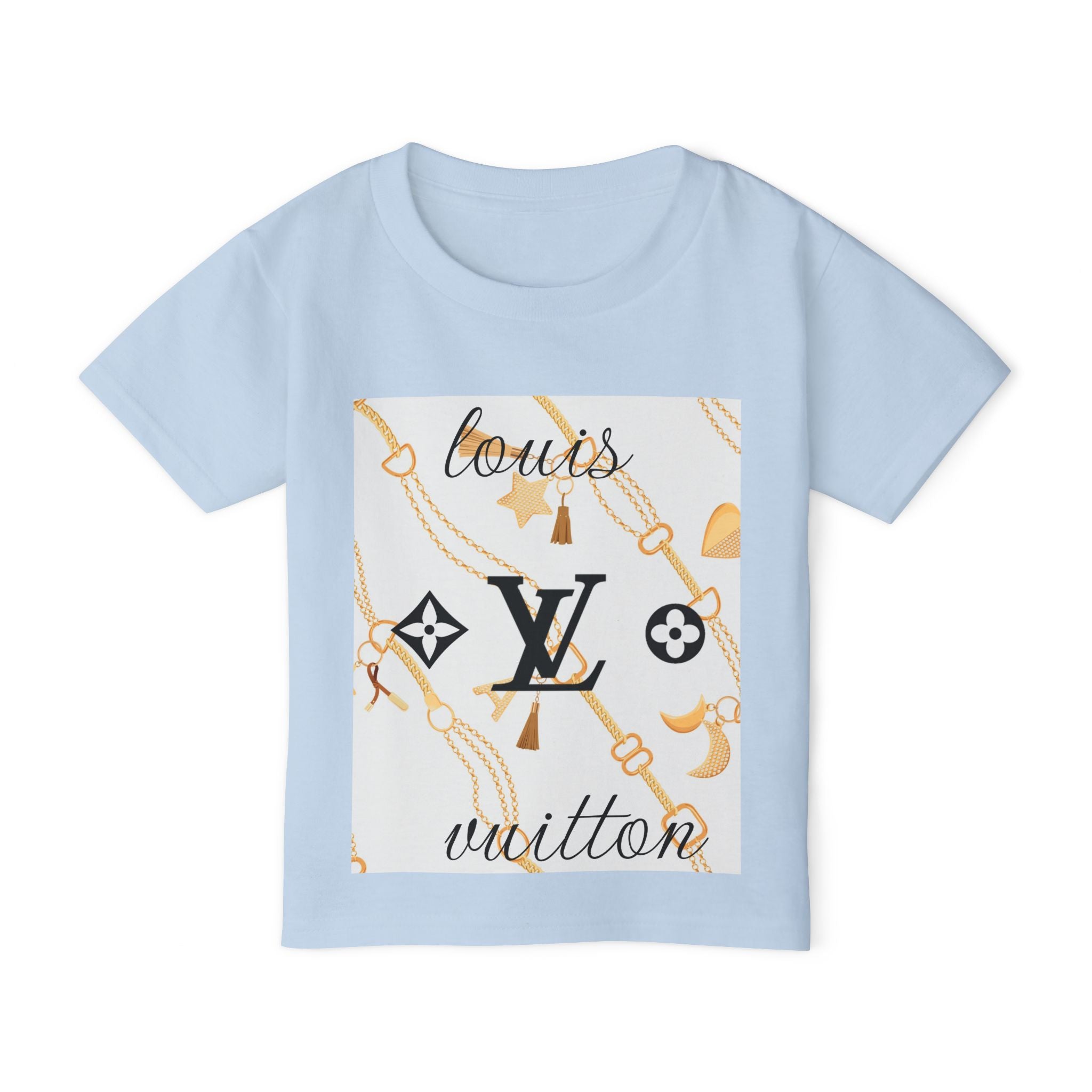 Designer Toddler T-Shirt - Louis Vuitton Inspired Fashion Tee, Kids Streetwear, Gift for Fashionable Toddlers, Designer Style Birthday [...]