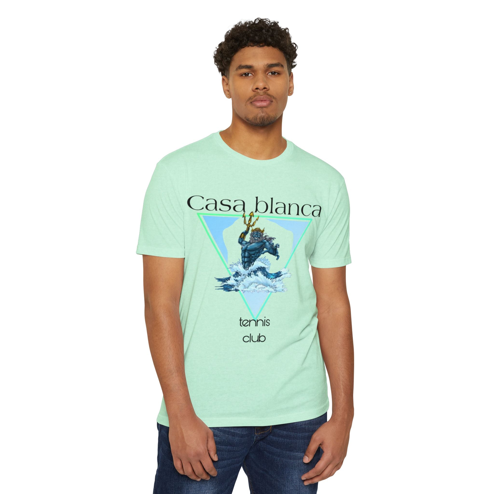 Casa Blanca Tennis Club Graphic T-Shirt | Vintage Style Tee, Casual Summer Wear, Gift for Tennis Lovers, Beach Day Essential