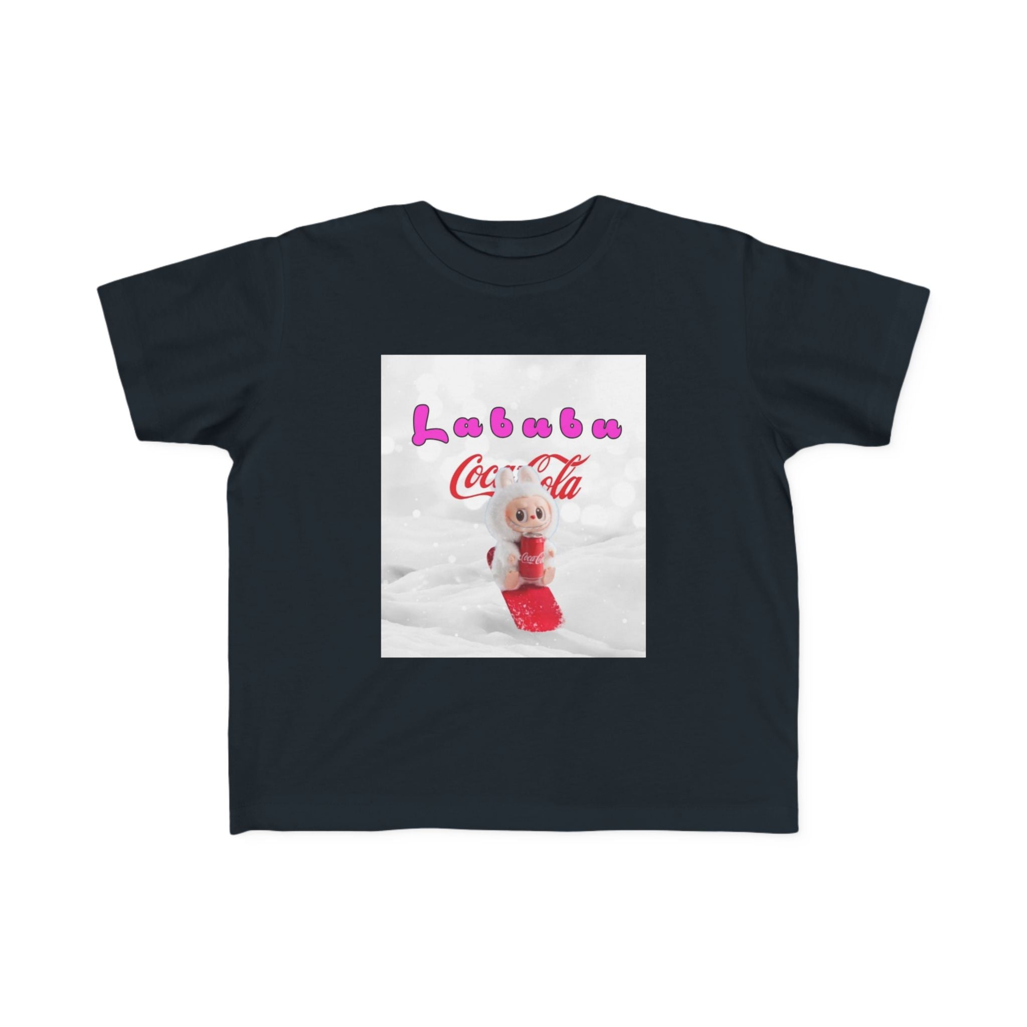 Toddler's Fun Jersey Tee, Cute Cartoon Shirt, Kids' Apparel, Holiday Gift, Playful T-Shirt, Coca-Cola Theme